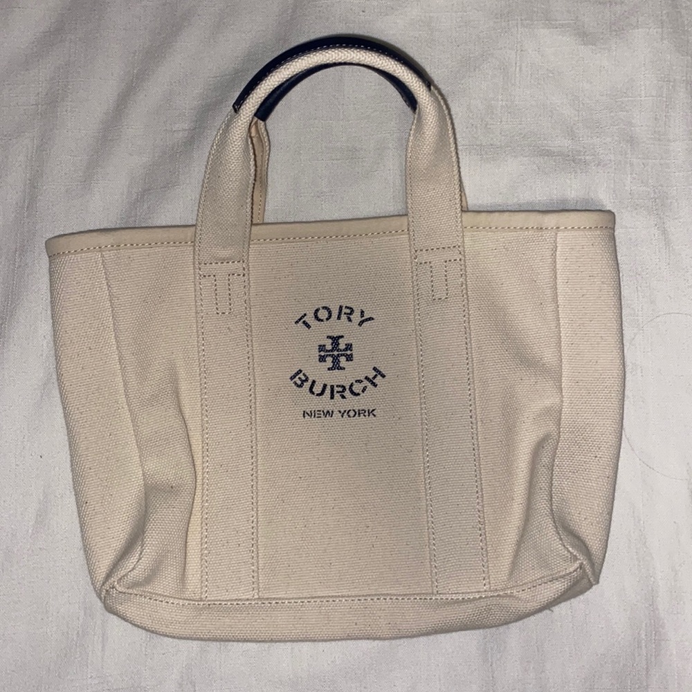 TORY BURCH CANVAS TOTE
